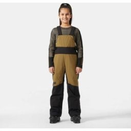 Helly Hansen Junior Girls’ Stellar Bib Pants Brown 12 - Sepia Brown - Male