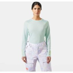 Helly Hansen Women's Lifa Active Crew Lightweight Base Layer Blue XL - Icicle Blue - Female