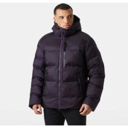 Helly Hansen Men's ACTIVE Winter Parka Purple XL - Black Grape Purple - Male