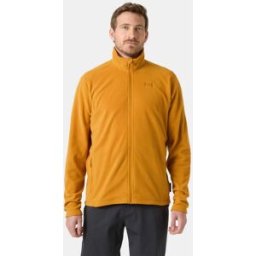 Helly Hansen Men's Daybreaker Full Zip Fleece Jacket Brown L - Mustard Brown - Male