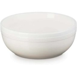 Le Creuset 20cm Coupe Stoneware Serve Bowl - Meringue