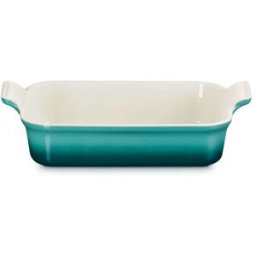 Le Creuset Heritage Stoneware 26cm Rectangular Dish - Bleu Riviera