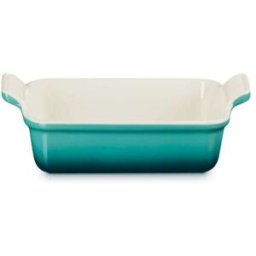 Le Creuset Heritage Stoneware 19cm Rectangular Dish - Bleu Riviera