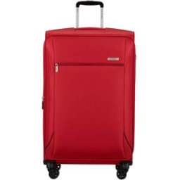 Samsonite Base Breeze 78cm 4-Wheel Large Expandable Suitcase - Red