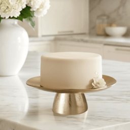 Inglot Gold Cake Stand with Organic Edge