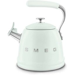 Smeg 50's Retro Style WKF01 Whistling Stove Top Kettle - Pastel Green