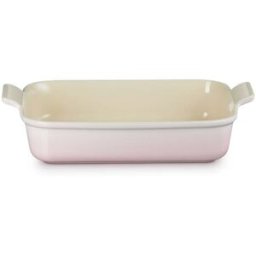 Le Creuset Stoneware Heritage 32cm Deep Rectangular Dish - Shell Pink