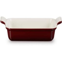Le Creuset Stoneware Heritage 19cm Rectangular Deep Dish - Garnet
