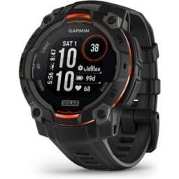 Garmin Instinct 3 Solar GPS Smartwatch – 45mm, Rugged Outdoor Design, Built-in Flashlight, Black