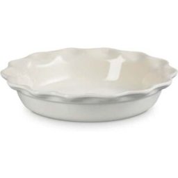 Le Creuset Heritage Stoneware 23cm Round Pie Dish - Meringue