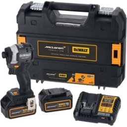 DEWALT DCF85MP2T McLaren F1 XR Brushless 18V 1/4″ Impact Driver Kit – 2 × 5.0Ah Li-Ion