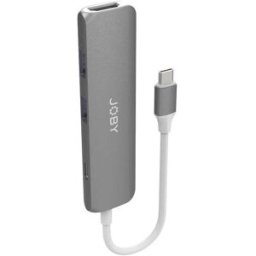Joby USB C Hub with HDMI 4K, 2 USB-A 3.0 sockets, USB C PD, USB Multi-socket, USB Hub, New