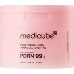 Medicube PDRN Pink Collagen Toning Gel Toner Face Pads 70 un.