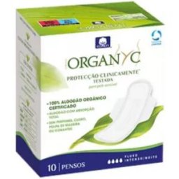 Y Farma Organyc Intense Flow Sanitary Pads x10