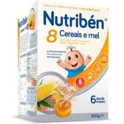 Nutriben Nutribén 8 Cereals Honey Flour 2x300g