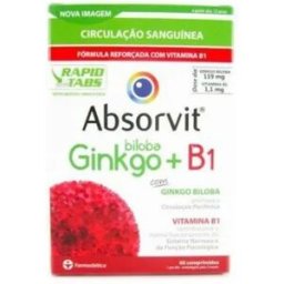 ABSORVIT GINKGO + B1 PILLS X 60