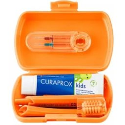 Curaprox Kids Orange Travel Kit