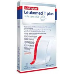 Leukoplast Leukomed T Skin Sensitive Adhesive Dressings 8x15cm x5 Dressings