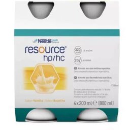 Resource Hp/Hc Oral Solution Vanilla 200ml x4