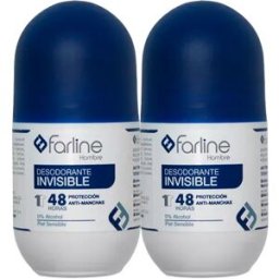 Farline Invisible Men's Deodorant 2x50ml