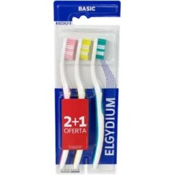 Elgydium Basic Medium Brush Kit x3