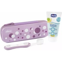 Chicco Set Case + Toothpaste + Toothbrush 6-36m