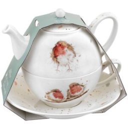 Royal Worcester Wrendale 'Tea For One' Teapot Set - Robin