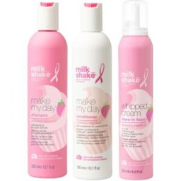milk_shake make my day shampoo go pink 300ml, make my day conditioner