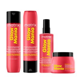 Matrix Glow Mania Color Glow Shampoo 300ml, Color Glow Conditioner 300