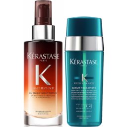 Kerastase Nutritive 8H Magic Night Serum and Kérastase Resistance Ser
