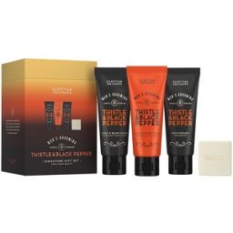 Scottish Fine Soaps Thistle & Black Pepper Signature Gift Set