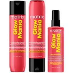 Matrix Glow Mania Color Glow Shampoo 300ml, Color Glow Conditioner 300
