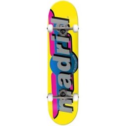 Madrid Wings Complete Skateboard (Yellow) - Yellow;Pink - Size: 7.75