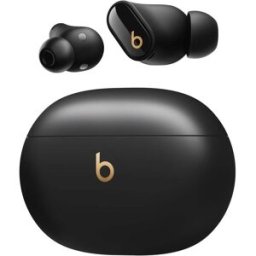 Beats Studio Buds + True Wireless Noise Cancelling Earbuds, Enhanced Apple & Android Compatibility, Built-in Microphone, Sweat-Resistant Bluetooth Headphones, Spatial Audio – Black/Gold