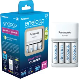 Panasonic Eneloop SmartPlus Charger inc. 4 x Eneloop AA 2000mAh Batteries