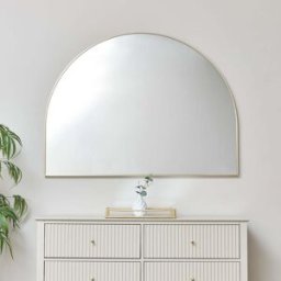 Large Gold Arched Wall Mirror 90cm x 120cm Material: Mirrors