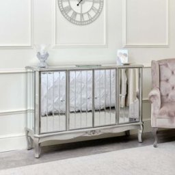 Large Mirrored Sideboard - Tiffany Range Material: Furniture/Furniture Ranges/Tiffany Range