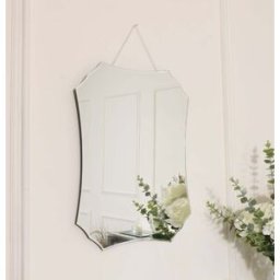 Deco Frameless Bevelled Wall Mirror 38cm x 50cm Material: Mirrors