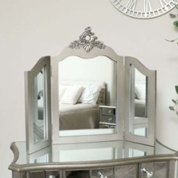 Ornate Triple Dressing Table Mirror - Tiffany Range Material: Furniture/Furniture Ranges/Tiffany Range
