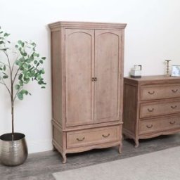 Large Solid Wood Wardrobe - Hessian Range Material: Furniture/Furniture Ranges/Hessian Range