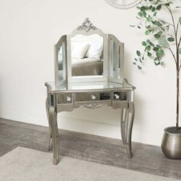 Mirrored Dressing Table and Vanity Mirror - Tiffany Range Material: Furniture/Furniture Ranges/Tiffany Range