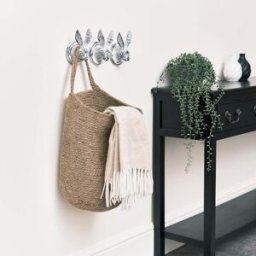 Large Jute Hanging Basket 48cm x 34cm Material: Home Decor & Accessories