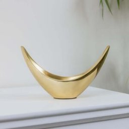 Gold Metal Decorative Bowl Material: Home Decor & Accessories