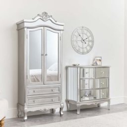 Mirrored Closet & Chest of Drawers - Tiffany Range Material: Furniture/Furniture Ranges/Tiffany Range