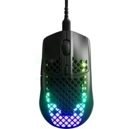 SteelSeries Aerox 3 RGB Gaming Mouse – Onyx (Ultra-Lightweight, Water-Resistant, 8,500 DPI TrueMove Core Sensor), Used -Like New