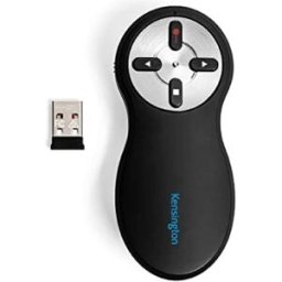 Kensington Wireless USB Presentation Clicker with Red Laser Pointer, 20m Range, Compatible with Windows & macOS (K33374EUB), Used - Like New
