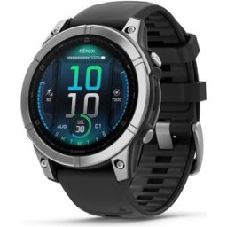 Garmin fēnix E – 47mm Multisport GPS Smartwatch – Stainless Steel / Black, New- Open Box