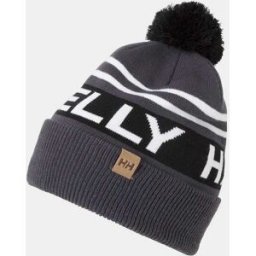 Helly Hansen Unisex Ridgeline Retro Ski Beanie Grey STD - Ebony Grey - Unisex