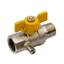 Hamilton Gas Products Ltd Gas Test Point Ball Valve 1/2 BSP M x F