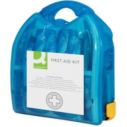 Q-Connect KF00576 20 Person Wall-Mountable First Aid Kit